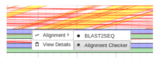 Alignment Checker Menu